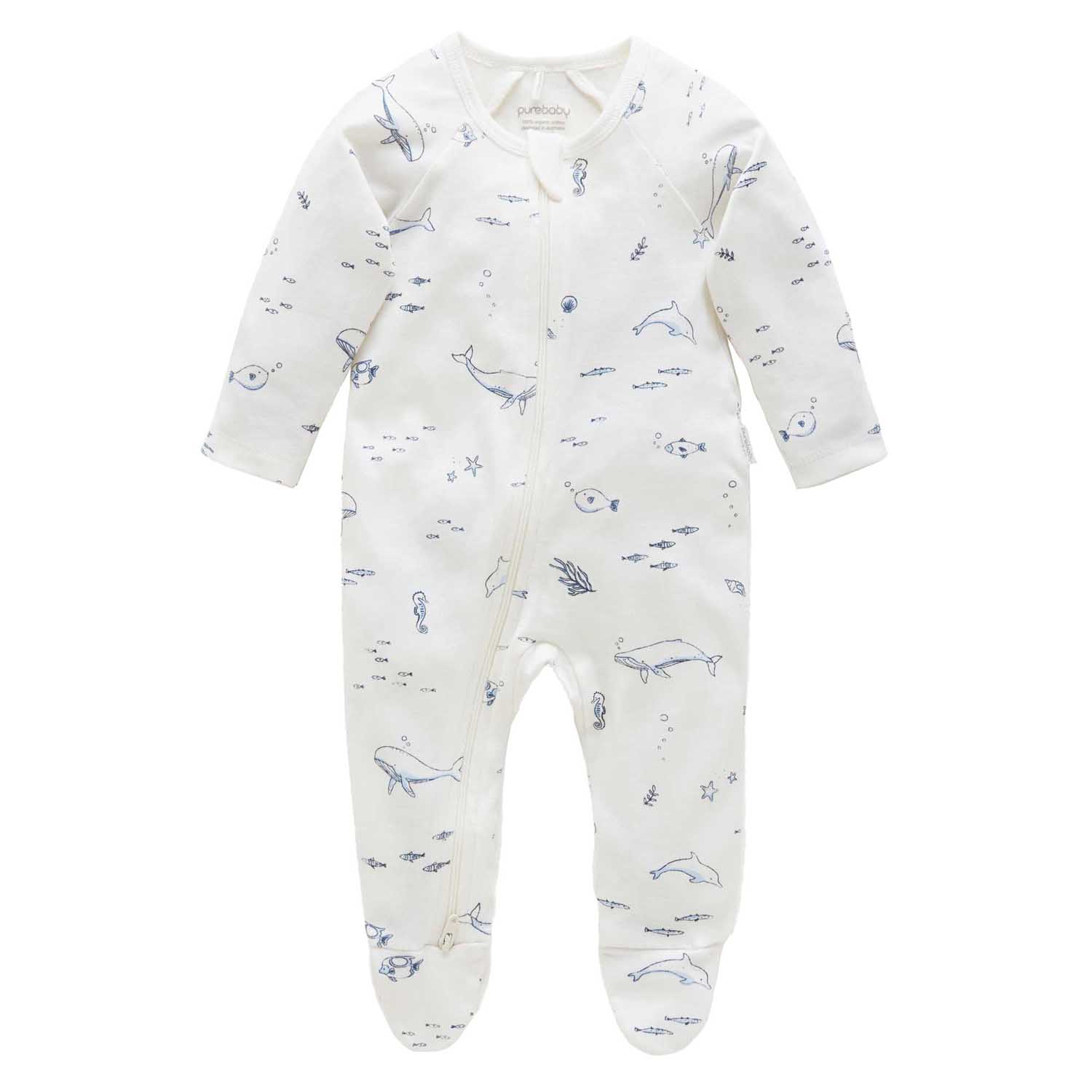 Purebaby Zip Growsuit